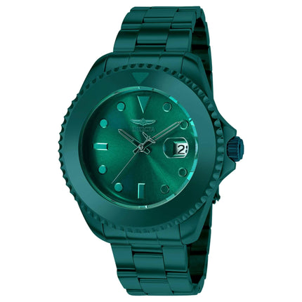 Invicta Women's Automatic Watch - Pro Diver Green Dial Rotating Bezel Bracelet | 38318 ,
