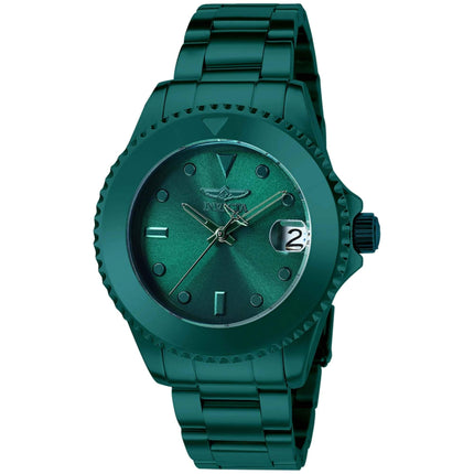 Invicta Women's Automatic Watch - Pro Diver Green Rotating Bezel Bracelet | 38314 ,