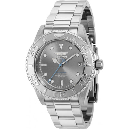 Invicta Women's Automatic Watch - Pro Diver Grey Dial Silver Steel Bracelet | 36768 ,