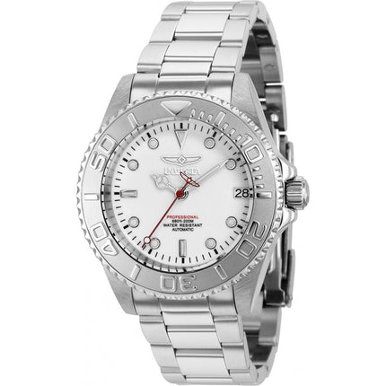 Invicta Women's Automatic Watch - Pro Diver Silver Tone Dial Steel Bracelet | 36763 ,