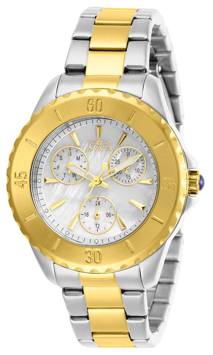 Invicta Women's Bracelet Watch - Angel Japanese Quartz Day-Date Two Tone Steel | 29110 ,
