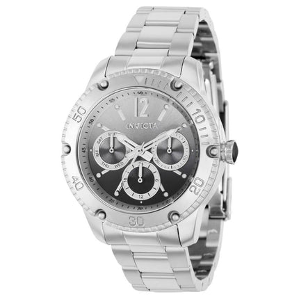 Invicta Women's Chronograph Watch - Angel Black Dial Silver Tone Bracelet | 27461 ,