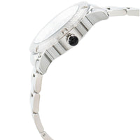 Invicta Women's Chronograph Watch - Angel Black Dial Silver Tone Bracelet | 27461 ,