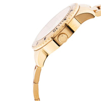 Invicta Women's Chronograph Watch - Angel Day-Date Gold Tone Dial Bracelet | 35828 ,