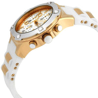 Invicta Women's Chronograph Watch - BLU Silver Tone Dial Two Tone Strap | 24192 ,