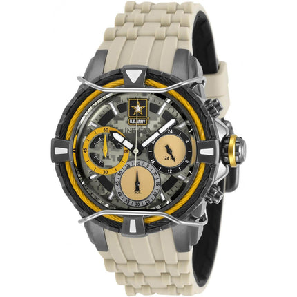 Invicta Women's Chronograph Watch - U.S. Army Camouflage Dial Khaki Strap | 31849 ,