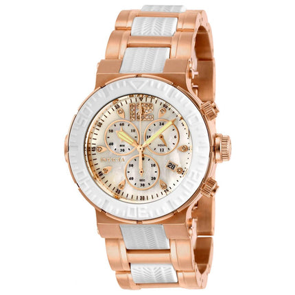 Invicta Women's Diamond Watch - Ocean Reef Rose Gold Case Two Tone Bracelet | 29668 ,