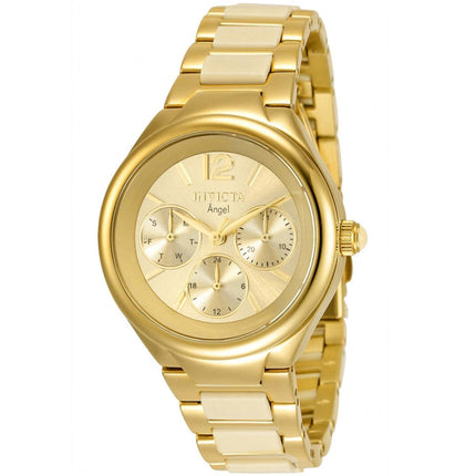 Invicta Women's Japanese Quartz Watch - Angel Pink and Yellow Gold Bracelet | 35835 ,