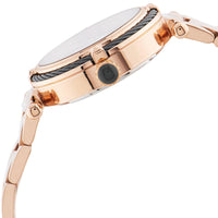 Invicta Women's Japanese Quartz Watch - Bolt Gunmetal Dial Rose Gold Bracelet | 35830 ,