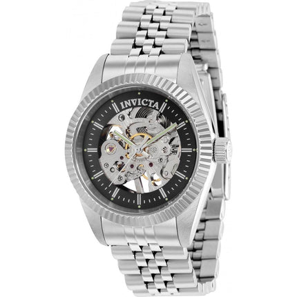 Invicta Women's Mechanical Watch - Specialty Black and Silver Dial Bracelet | 36447 ,