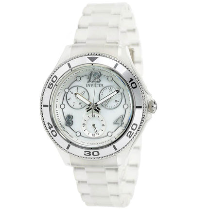 Invicta Women's Quartz Watch - Anatomic White Case Transparent Bracelet | 30367 ,