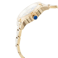Invicta Women's Quartz Watch - Angel Blue and Gold Tone Dial Steel Bracelet | 36726 ,