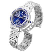 Invicta Women's Quartz Watch - Angel Blue Dial Stainless Steel Bracelet | 29114 ,