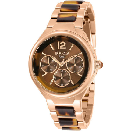 Invicta Women's Quartz Watch - Angel Brown Dial Two Tone Bracelet | 32064 ,