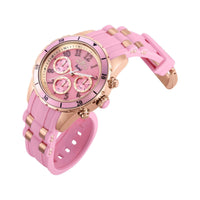 Invicta Women's Quartz Watch - Angel Chronograph Pink and Rose Gold Strap | 39345 ,