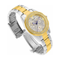 Invicta Women's Quartz Watch - Angel Crystal Pave Dial Two Tone Bracelet | 28433 ,