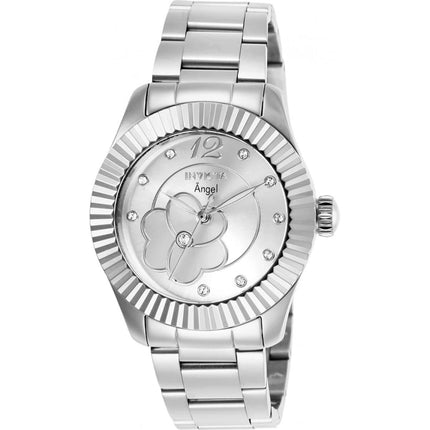 Invicta Women's Quartz Watch - Angel Crystal Silver Tone Dial Bracelet | 27445 ,