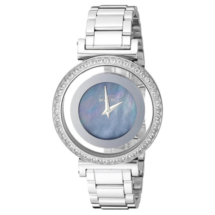 Invicta Women's Quartz Watch - Angel MOP Dial Stainless Steel Bracelet | 28495 ,