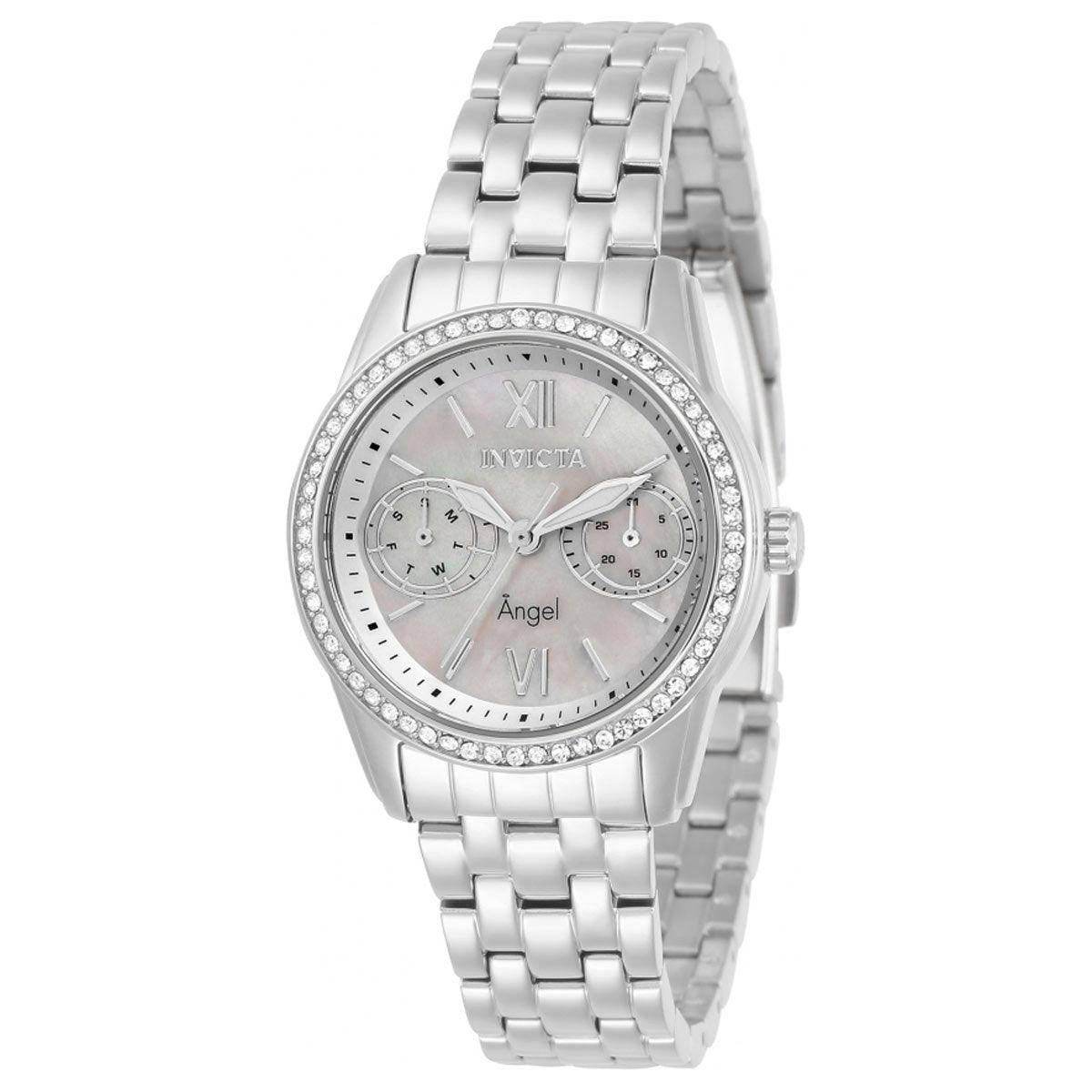 Invicta Silver-Tone Watch with Mother-of-Pearl Dial RARE!! Invicta Fusion Men main image 2
