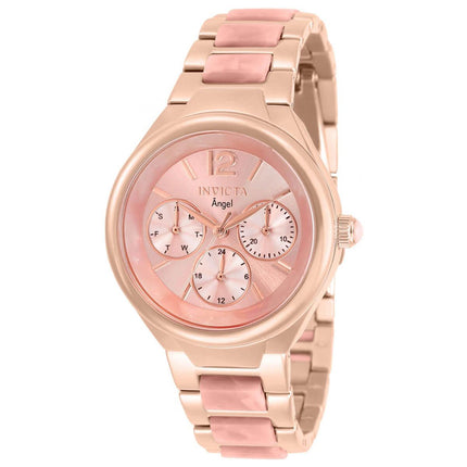 Invicta Women's Quartz Watch - Angel Pink and Rose Gold Dial Bracelet | 32080 ,