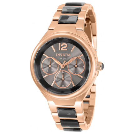 Invicta Women's Quartz Watch - Angel Rose Gold and Grey Dial Bracelet | 32073 ,