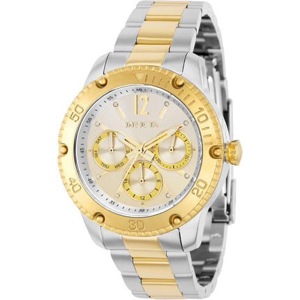 Invicta Women's Quartz Watch - Angel Silver and Yellow Gold Steel Bracelet | 36727 ,