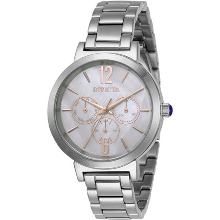 Invicta Women's Quartz Watch - Angel Silver Dial Stainless Steel Bracelet | 31082 ,