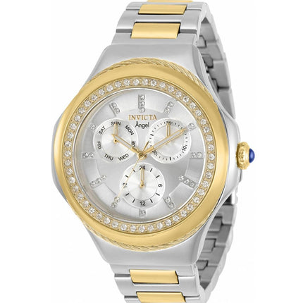 Invicta Women's Quartz Watch - Angel Silver Dial Two Tone Steel Bracelet | 31100 ,