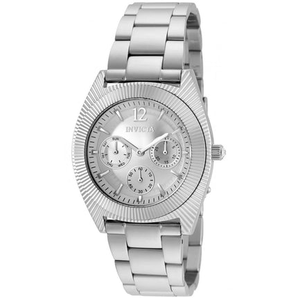 Invicta Women's Quartz Watch - Angel Silver Tone Dial Bracelet | 25247 ,