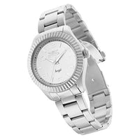 Invicta Women's Quartz Watch - Angel Silver Tone Dial Stainless Steel Bracelet | 27461 ,