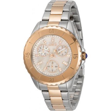 Invicta Women's Quartz Watch - Angel TT Rose Gold and Silver Tone Bracelet | 30976 ,