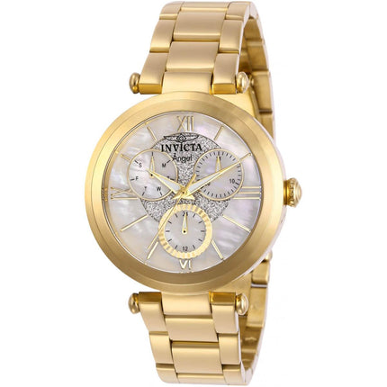 Invicta Women's Quartz Watch - Angel White Mother of Pearl Dial Bracelet | 28939 ,