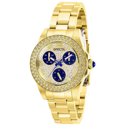 Invicta Women's Quartz Watch - Angel Yellow Gold Stainless Steel Bracelet | 28478 ,