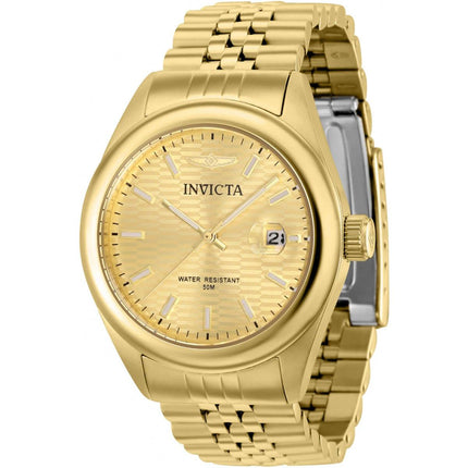 Invicta Women's Quartz Watch - Aviator Gold Tone Dial Bracelet Date Display | 38428 ,