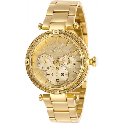Invicta Women's Quartz Watch - Bolt Gold Tone Dial Bracelet | 28957 ,