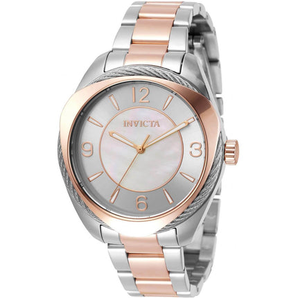 Invicta Women's Quartz Watch - Bolt Rose Gold and Silver Tone Steel Bracelet | 31219 ,