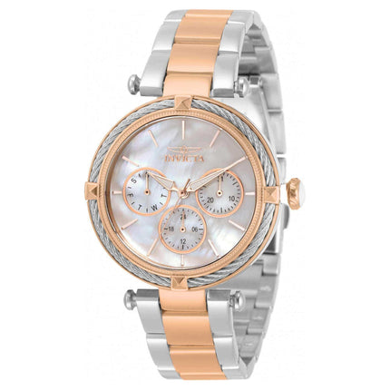 Invicta Women's Quartz Watch - Bolt Two Tone Silver and Rose Gold Bracelet | 30648 ,