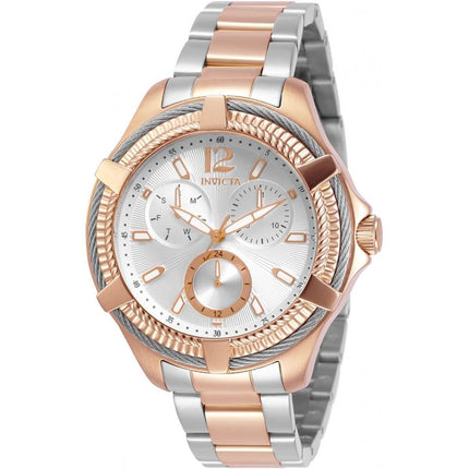 Invicta Women's Quartz Watch - Bolt Two Tone Silver and Rose Gold Bracelet | 30896 ,