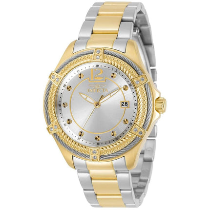 Invicta Women's Quartz Watch - Bolt Two Tone Yellow Gold Plated SS Bracelet | 30882 ,