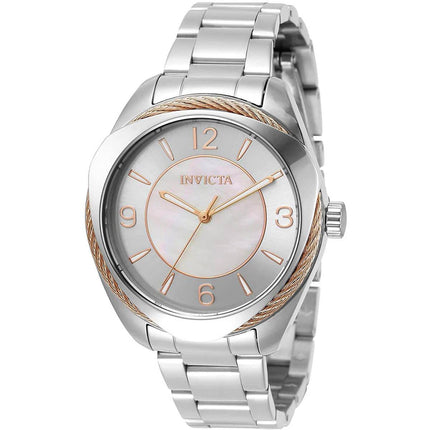 Invicta Women's Quartz Watch - Bolt White and Silver Dial Steel Bracelet | 31217 ,