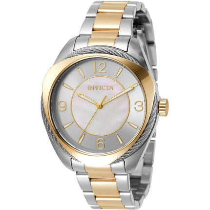 Invicta Women's Quartz Watch - Bolt White and Silver Dial Two Tone Bracelet | 31218 ,