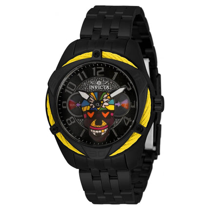 Invicta Women's Quartz Watch - Britto Chronograph Black Steel Bracelet | 33522 ,