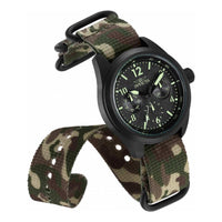 Invicta Women's Quartz Watch - Coalition Forces Black Dial Nylon Strap | 33572 ,
