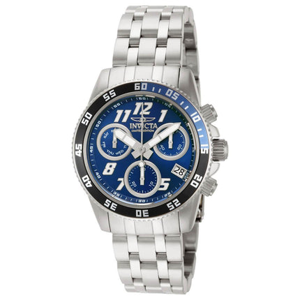 Invicta Women's Quartz Watch - Cruiseline Chronograph Silver Tone Bracelet | 15745 ,