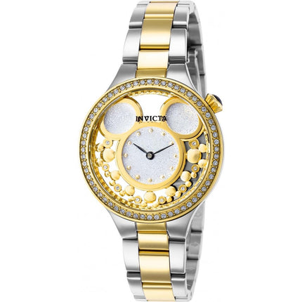 Invicta Women's Quartz Watch - Disney Limited Edition Two Tone Steel Bracelet | 36259 ,