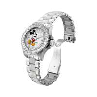 Invicta Women's Quartz Watch - Disney Mickey Mouse Silver Tone Dial Bracelet | 33231 ,