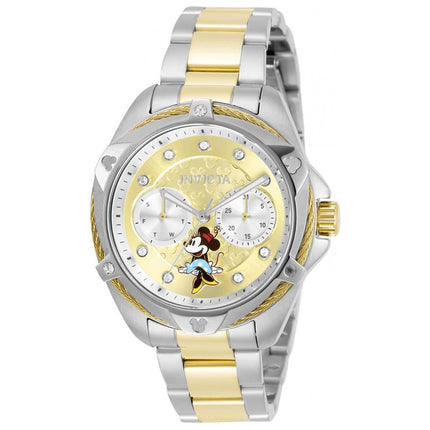 Invicta Women's Quartz Watch - Disney Minnie Mouse Two Tone Steel Bracelet | 32436 ,