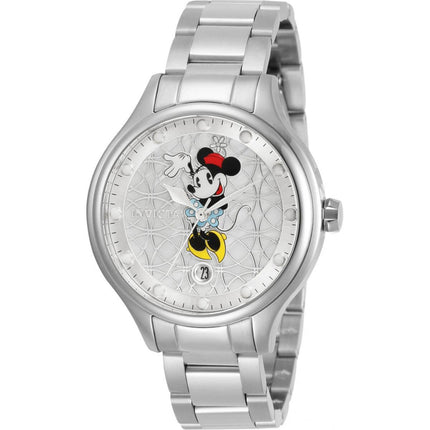 Invicta Women's Quartz Watch - Disney Minnie Mouse White MOP Dial Bracelet | 30686 ,
