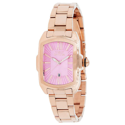 Invicta Women's Quartz Watch - Lupah Date Pink Dial Rose Gold Steel Bracelet | 39793 ,