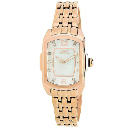 Invicta Women's Quartz Watch - Lupah Mother of Pearl Dial Rose Gold Bracelet | 39767 ,